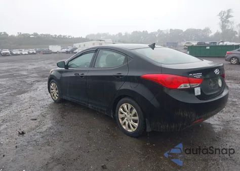 2012 Hyundai Elantra Gls z USA, uszkodzony, nr VIN 5NPDH4AE7CH143918